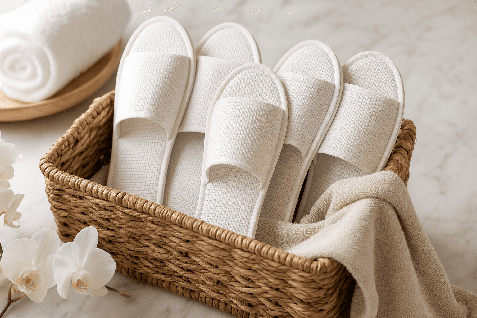 Woven Spa Slippers (25 pairs)
